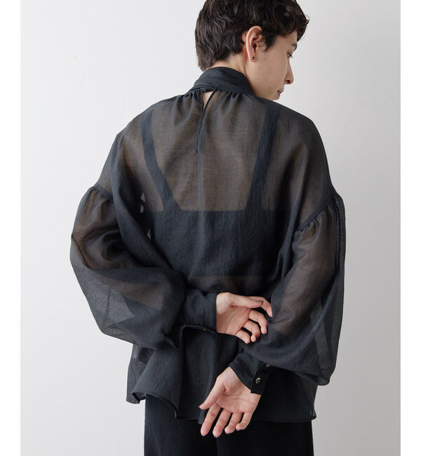  「オーガンザボウブラウス」|シャツ・ブラウス|