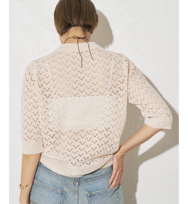 THE PAUSE「【GEMINI】ポロニットプルオーバー」|ニット・セーター|