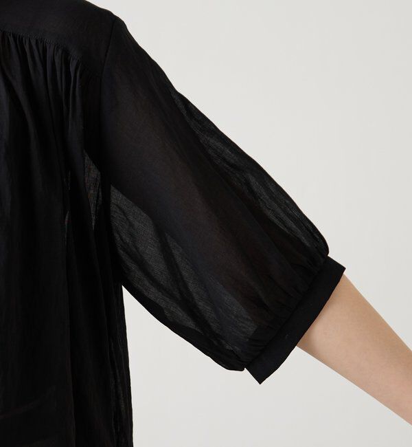  「強撚2WAYシアーボウタブラウス」|シャツ・ブラウス|