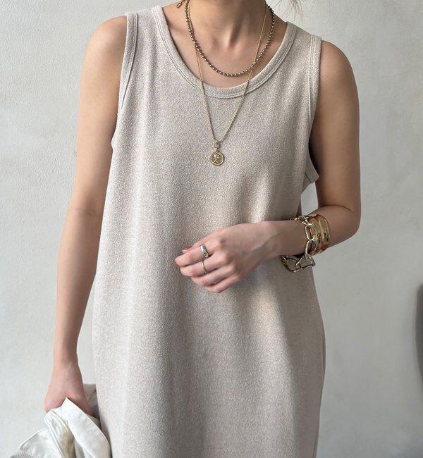  「【全骨格細見え】ブークレーダンボールタンクワンピース」|ワンピース|