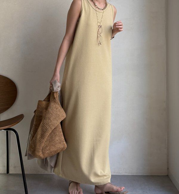  「【全骨格細見え】ブークレーダンボールタンクワンピース」|ワンピース|