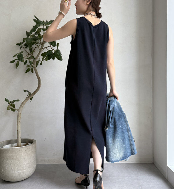  「【全骨格細見え】ブークレーダンボールタンクワンピース」|ワンピース|