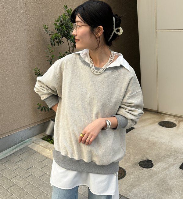  「【インフルエンサーOKOCHI企画】リバーシブルロゴスウェット」|Tシャツ・カットソー|