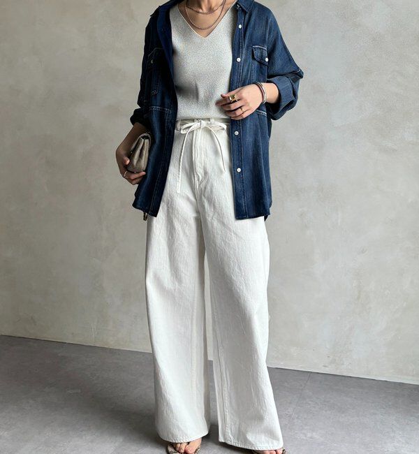  「前後2WAYラメニットタンク」|ニット・セーター|