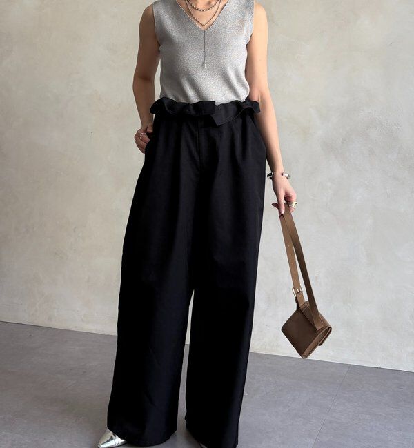  「前後2WAYラメニットタンク」|ニット・セーター|