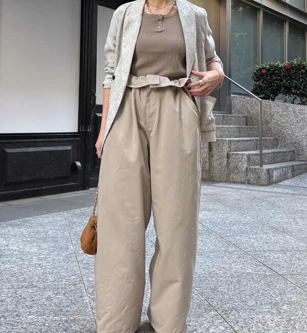  「ヘンリーネック前後2WAYニットタンク」|ニット・セーター|