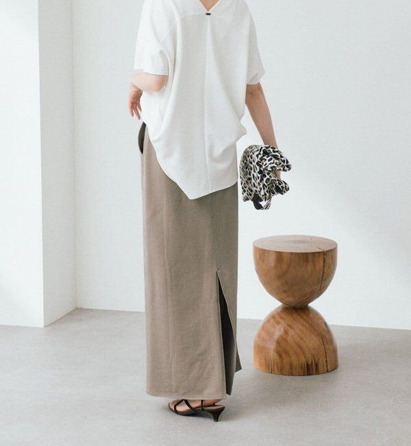  「予約【セットアップ着用可能/接触冷感機能付き】ドレーピーカットソー」|Tシャツ・カットソー|