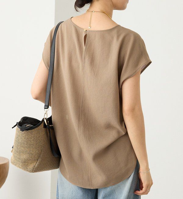  「予約【セットアップ着用可能】メッシュフレンチブラウス」|シャツ・ブラウス|