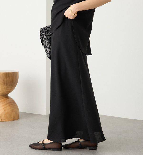  「予約【セットアップ着用可能】メッシュバイアススカート」|スカート|