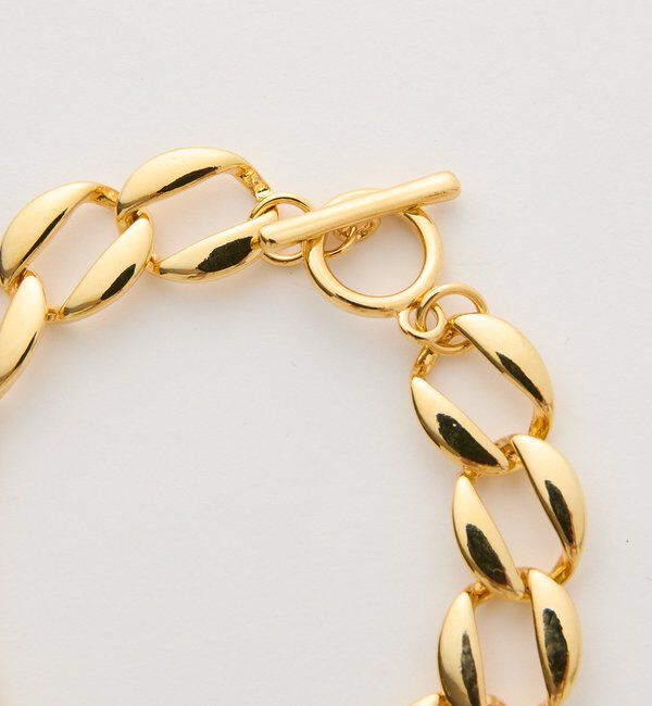  「【程よい存在感】フラットチェーンブレスレット」|ブローチ・コサージュ|