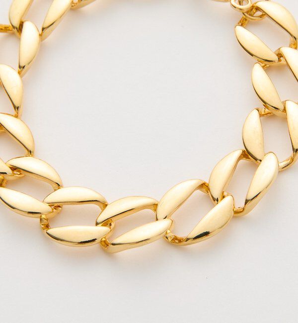  「【程よい存在感】フラットチェーンブレスレット」|ブローチ・コサージュ|