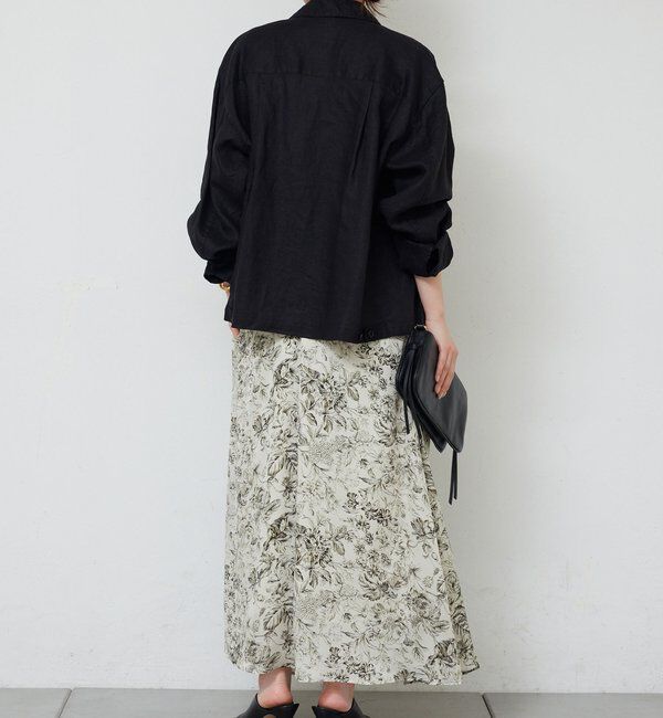  「ボタニカルサテンディープVキャミワンピース」|ワンピース|