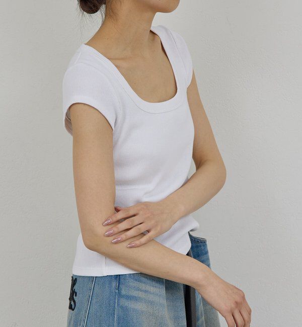  「【PEAS】コットンシルクチビTee」|Tシャツ・カットソー|