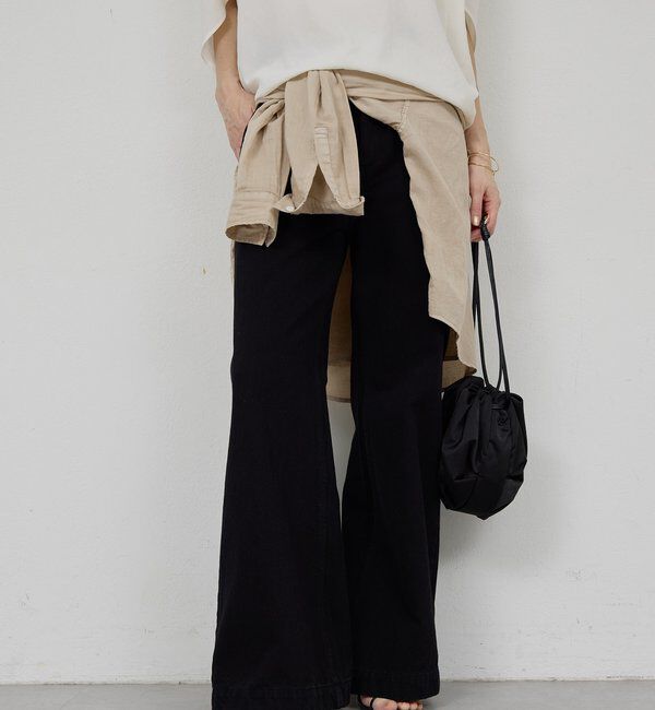  「フレアデニム」|デニム|ブラック