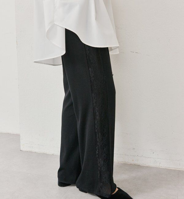  「レースラインリブパンツ」|チノ|