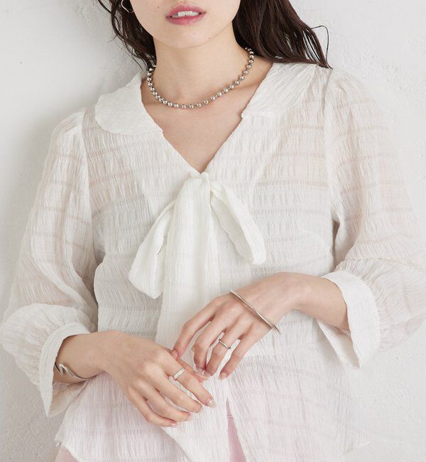  「マルチリボンブラウス」|シャツ・ブラウス|