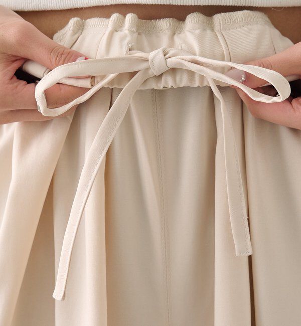  「ベルト付きボリュームスラックス」|チノ|