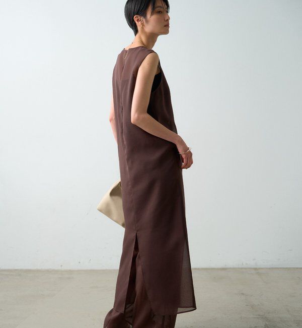  「【JAPAN MADE】シアーノースリワンピース」|ワンピース|