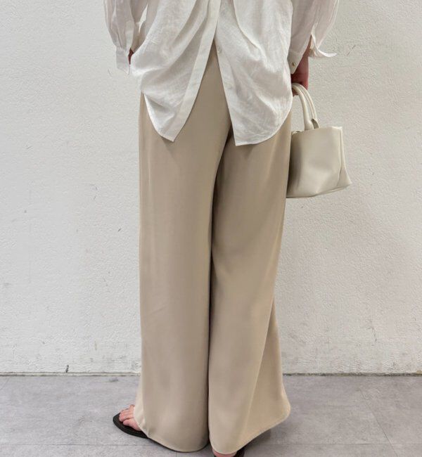  「イージーワイドタックパンツ」|チノ|