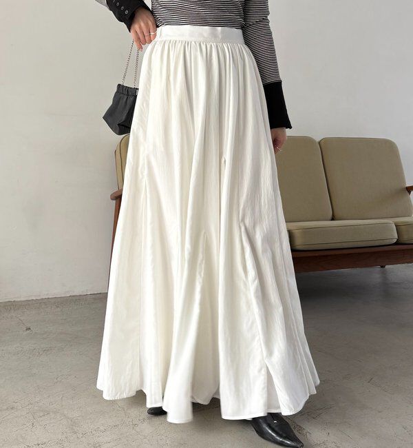  「【低身長サイズあり】ランダム切替フレアスカート」|スカート|