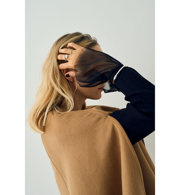 Rouge vif「【一部店舗限定】リブボートネックヘムフェザーワンピース」|ワンピース|