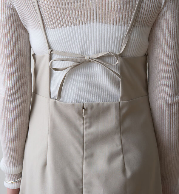 Rouge vif「【一部店舗限定】【2点セット】シングルジャケット&times;キャミワンピSET」|ノーカラージャケット|