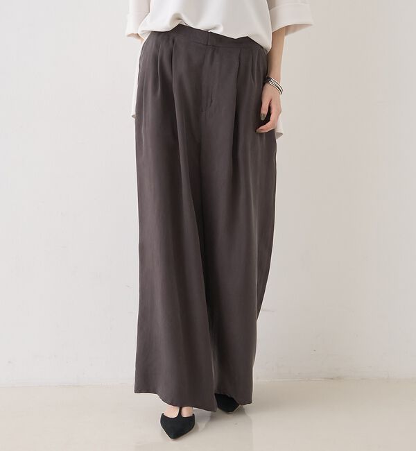 Rouge vif「【セットアップ対応】【新色登場】キュプラフィブリル ワイドパンツ」|その他|