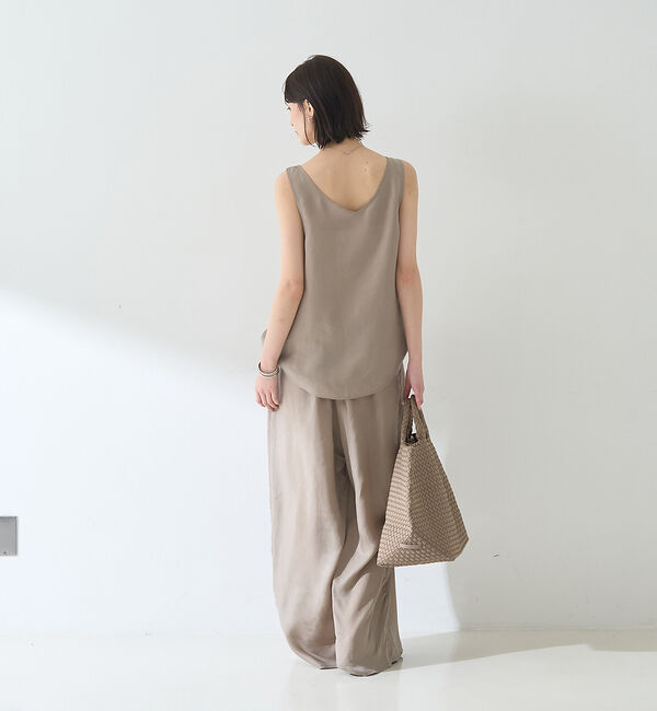 Rouge vif「【セットアップ対応】【新色登場】キュプラフィブリル ワイドパンツ」|その他|