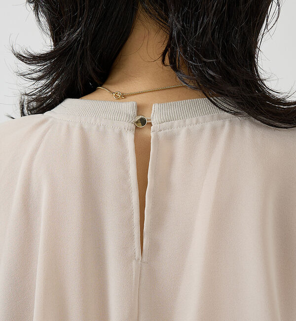 Rouge vif「ストレッチジョーゼットブラウス」|シャツ・ブラウス|