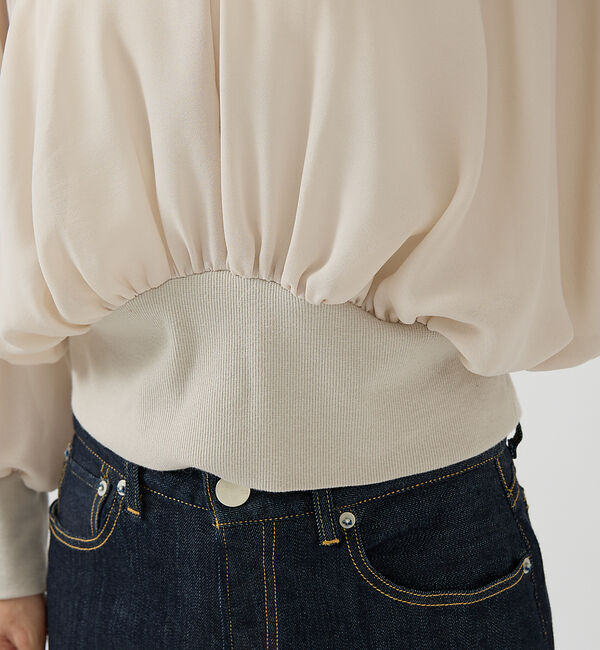 Rouge vif「ストレッチジョーゼットブラウス」|シャツ・ブラウス|