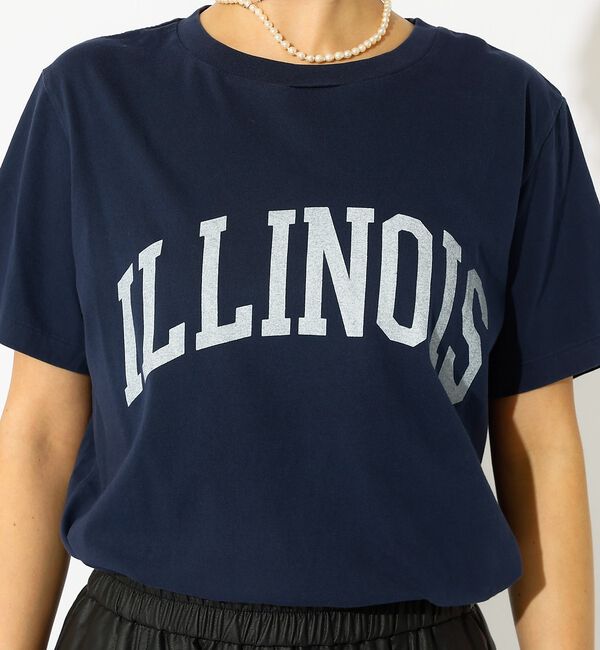 Rouge vif「【REMI RELIEF / レミレリーフ】LW加工T "ILLINOIS" /」|Tシャツ・カットソー|