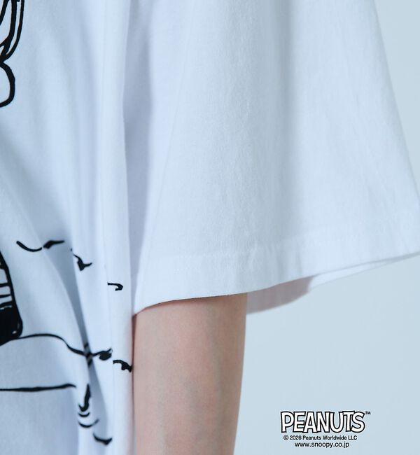 Rouge vif「【JOHNBULL/ジョンブル】PEANUTS プリントTシャツ / スヌーピー」|Tシャツ・カットソー|