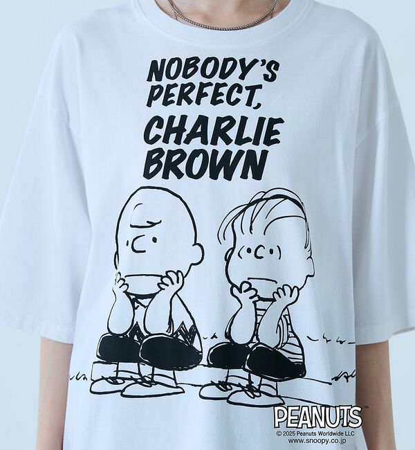 Rouge vif「【JOHNBULL/ジョンブル】PEANUTS プリントTシャツ / スヌーピー」|Tシャツ・カットソー|