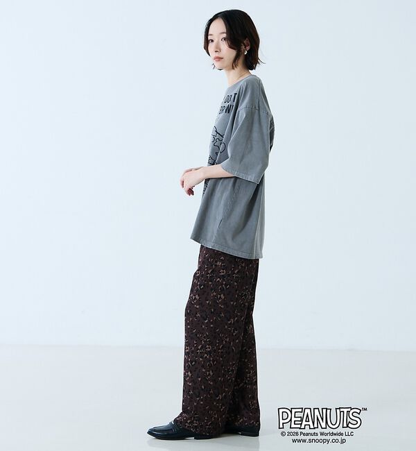 Rouge vif「【JOHNBULL/ジョンブル】PEANUTS プリントTシャツ / スヌーピー」|Tシャツ・カットソー|