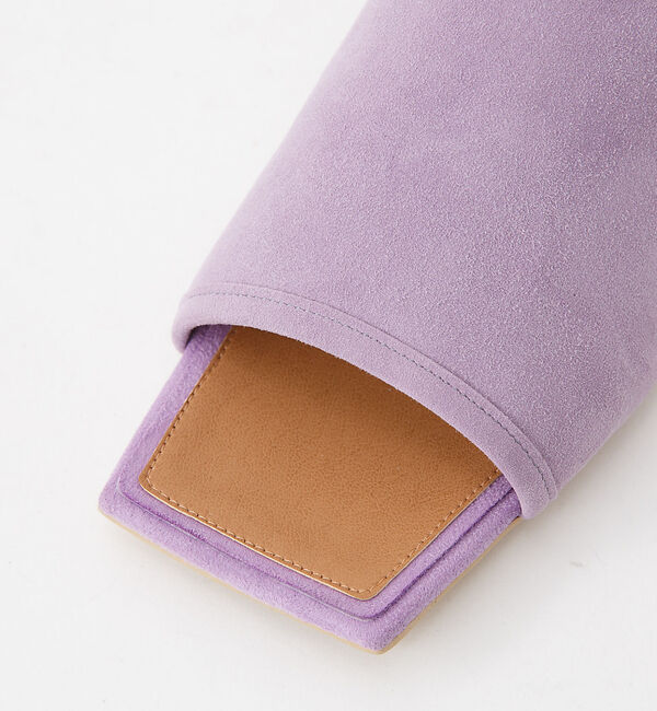 AU BANNISTER「スクエアトゥ フラットミュール」|サンダル|