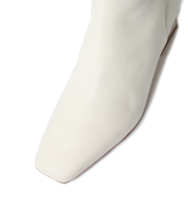 AU BANNISTER「【スノーソール】マーブルヒールロングブーツ」|ショートブーツ|