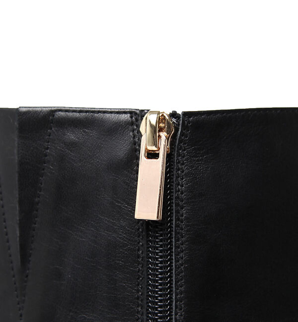 AU BANNISTER「【スノーソール】マーブルヒールロングブーツ」|ショートブーツ|