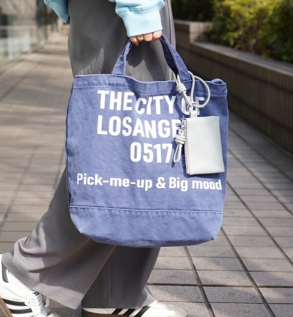 abahouse mavie「【CONTROL FREAK/コントロールフリーク】WASHED LOGOトート」|ショルダー・メッセンジャー|