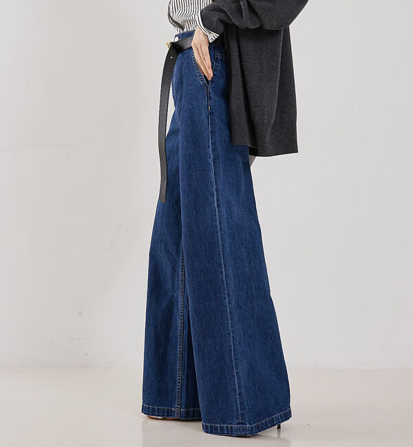 The Store by C' 「【TWP】McDougal St. JEAN／ワイドデニムパンツ」|デニム|