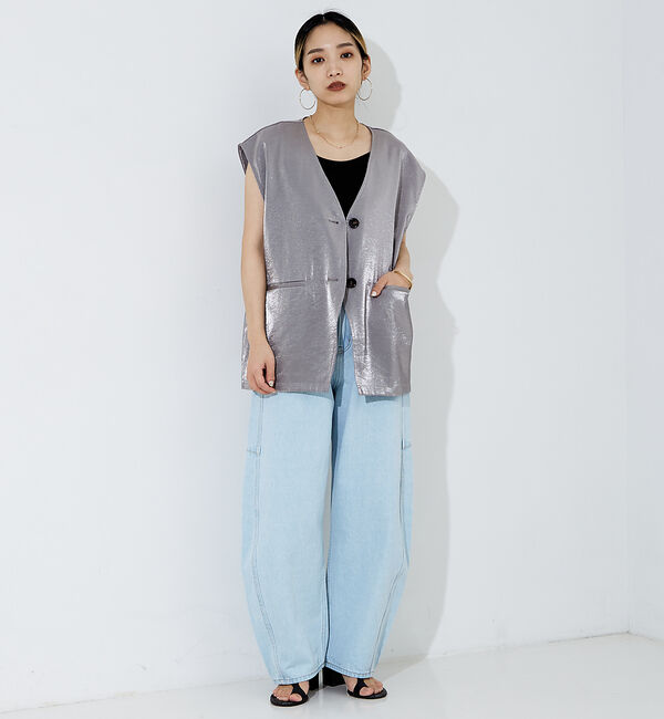 NOMINE「カーブデニム パンツ」|デニム|