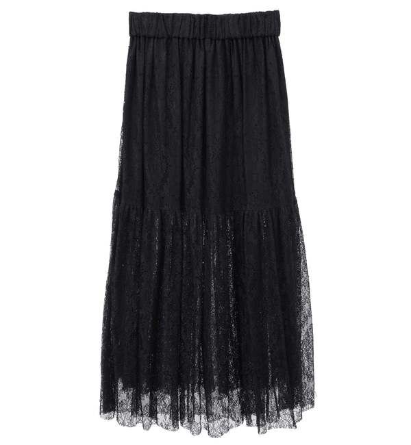 TIARA「【SACRA/サクラ】ティアードスカート」|スカート|ブラック