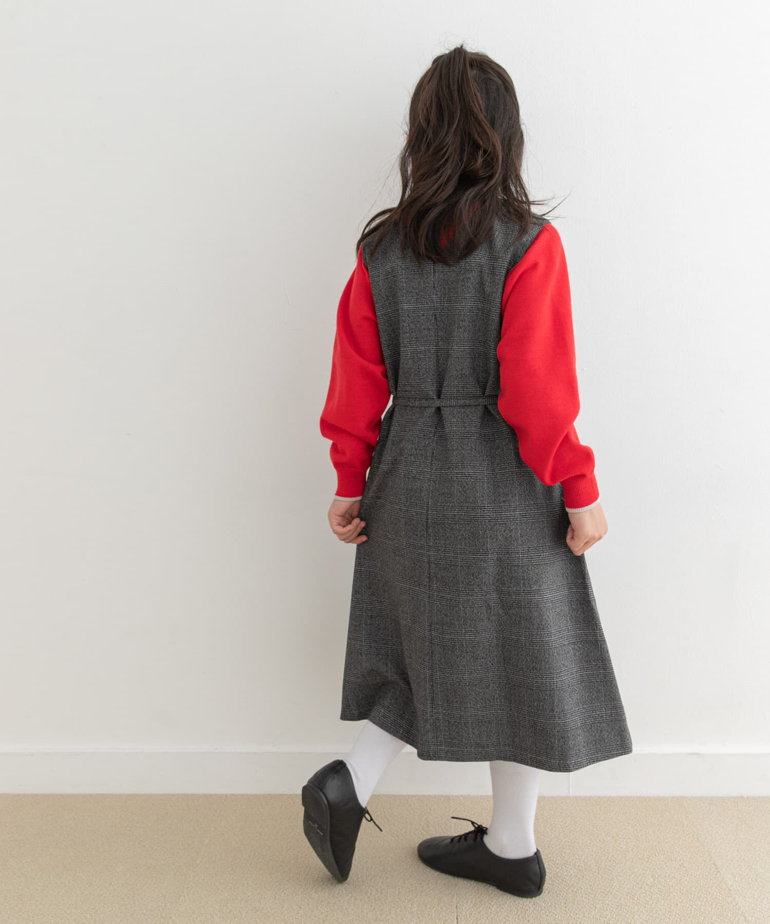 URBAN RESEARCH DOORS「『親子リンク』『UR TECH』ツイルジャンパースカート(KIDS)」|ワンピース|