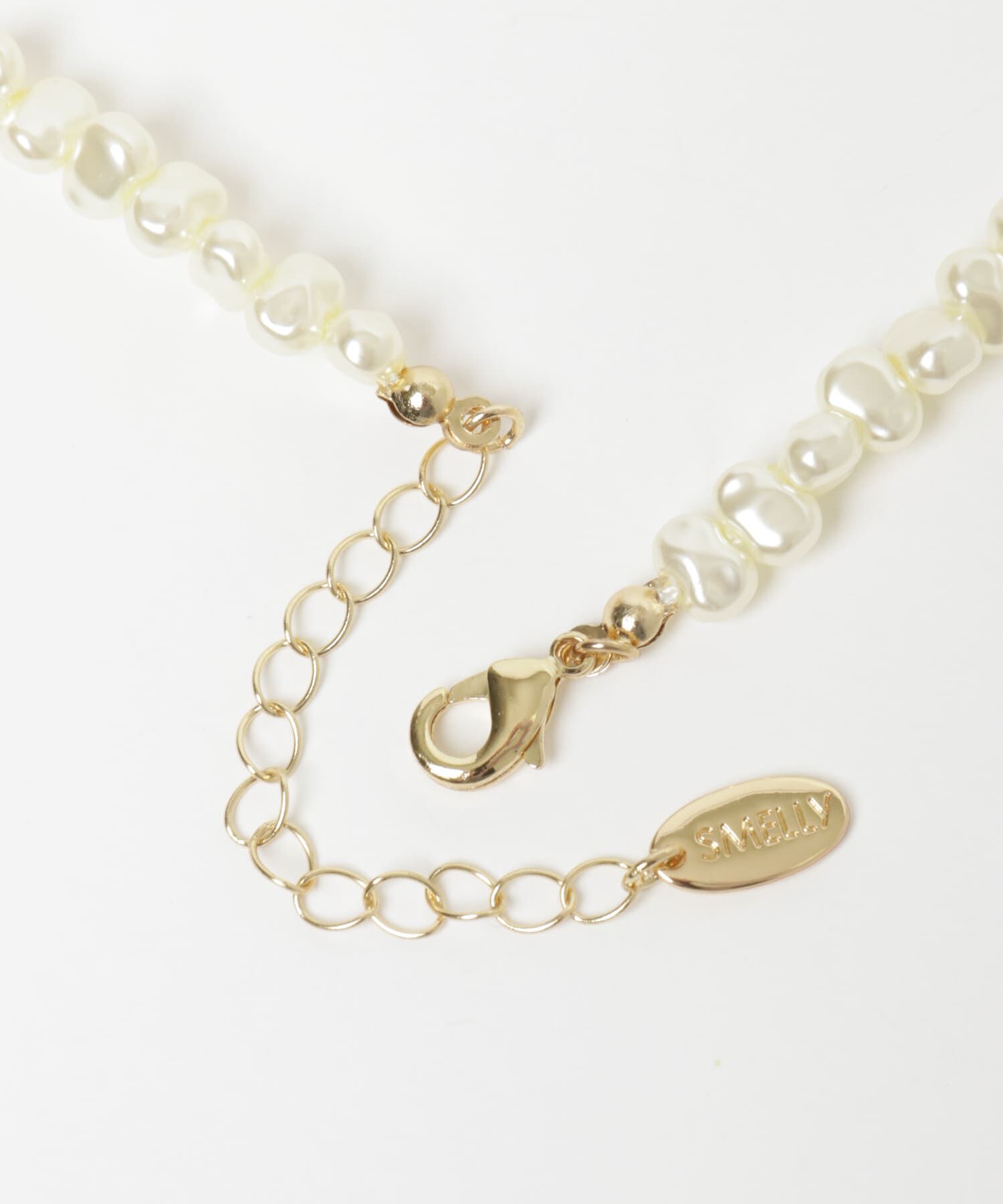 SMELLY「イビツパールネックレス」|ネックレス|