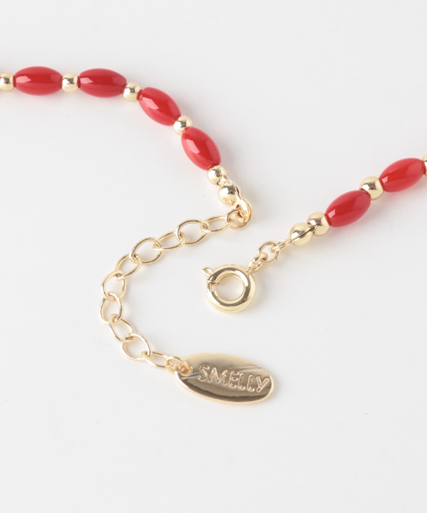 SMELLY「カラーオーバルビーズネックレス」|ネックレス|