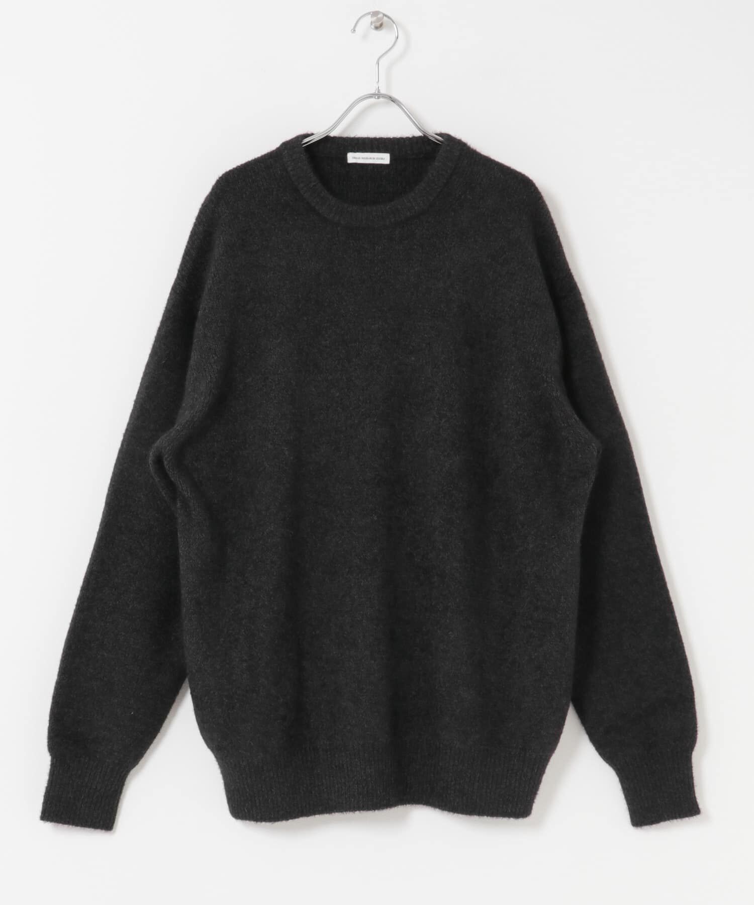 URBAN RESEARCH DOORS「メランジシャギー クルーネックニット」|ニット・セーター|