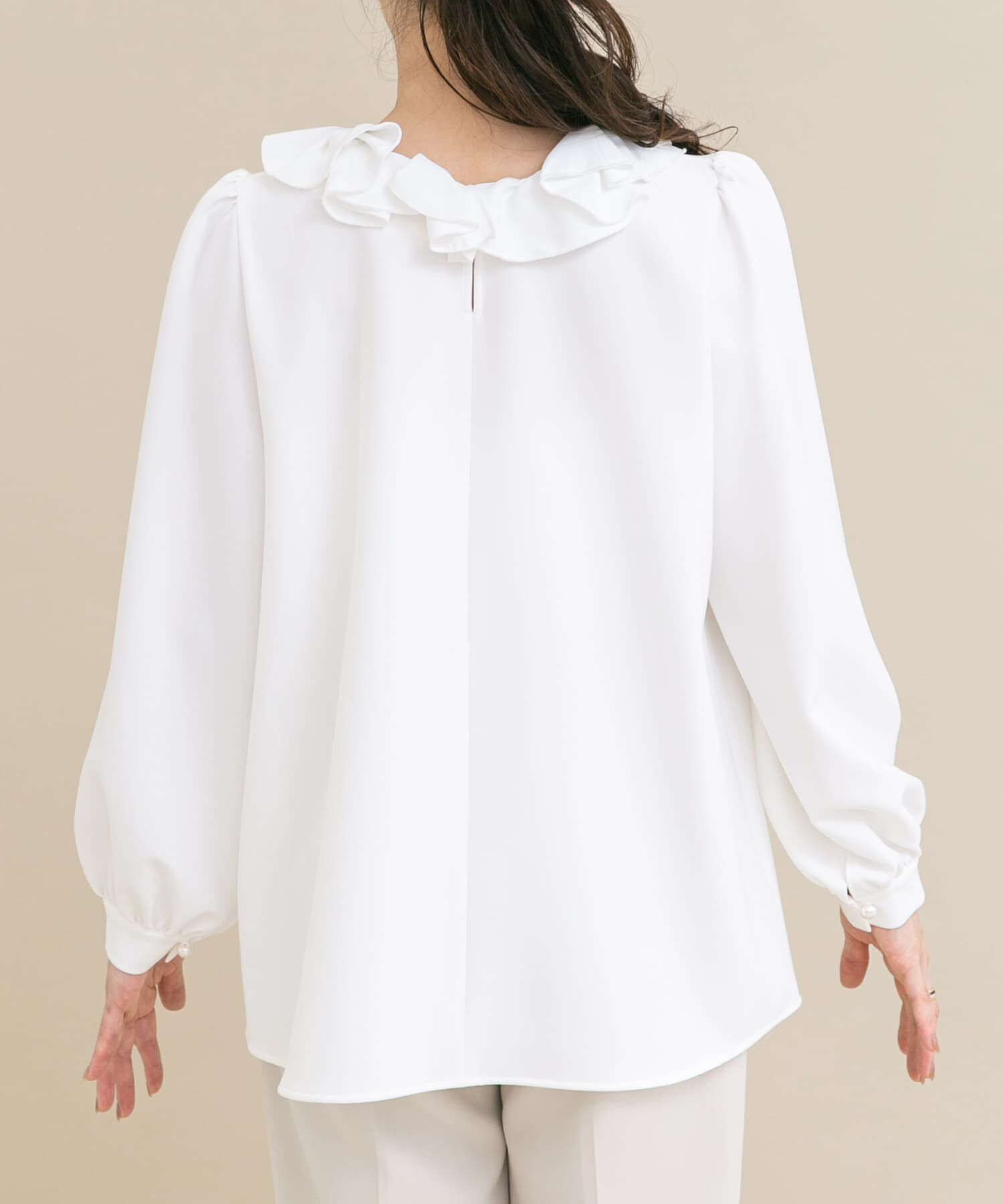 URBAN RESEARCH ROSSO「『WEB限定』コサージュカラー2WAYブラウス」|シャツ・ブラウス|