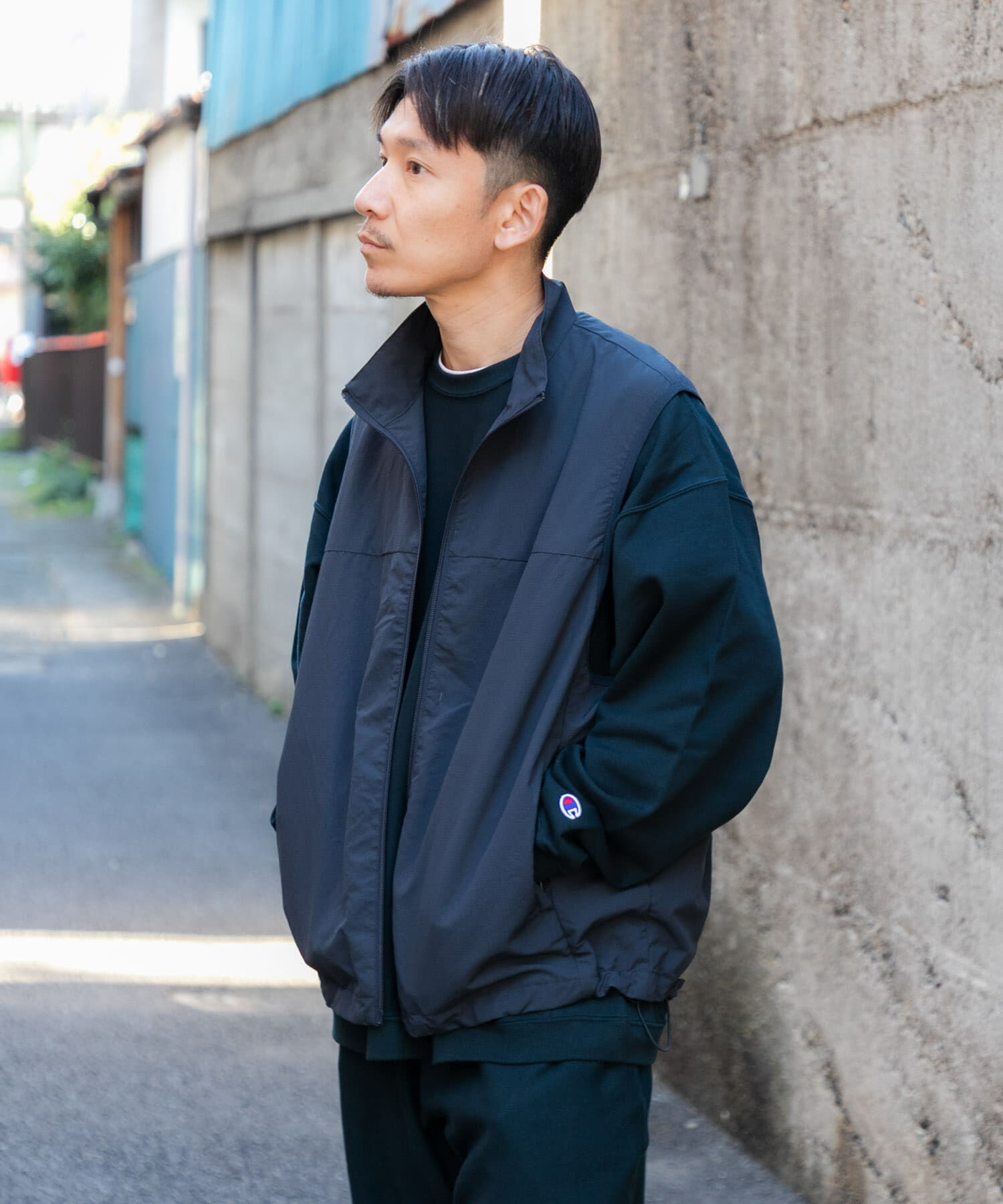 URBAN RESEARCH「Wide Dad　NYLON DAD VEST」|ベスト・ジレ|