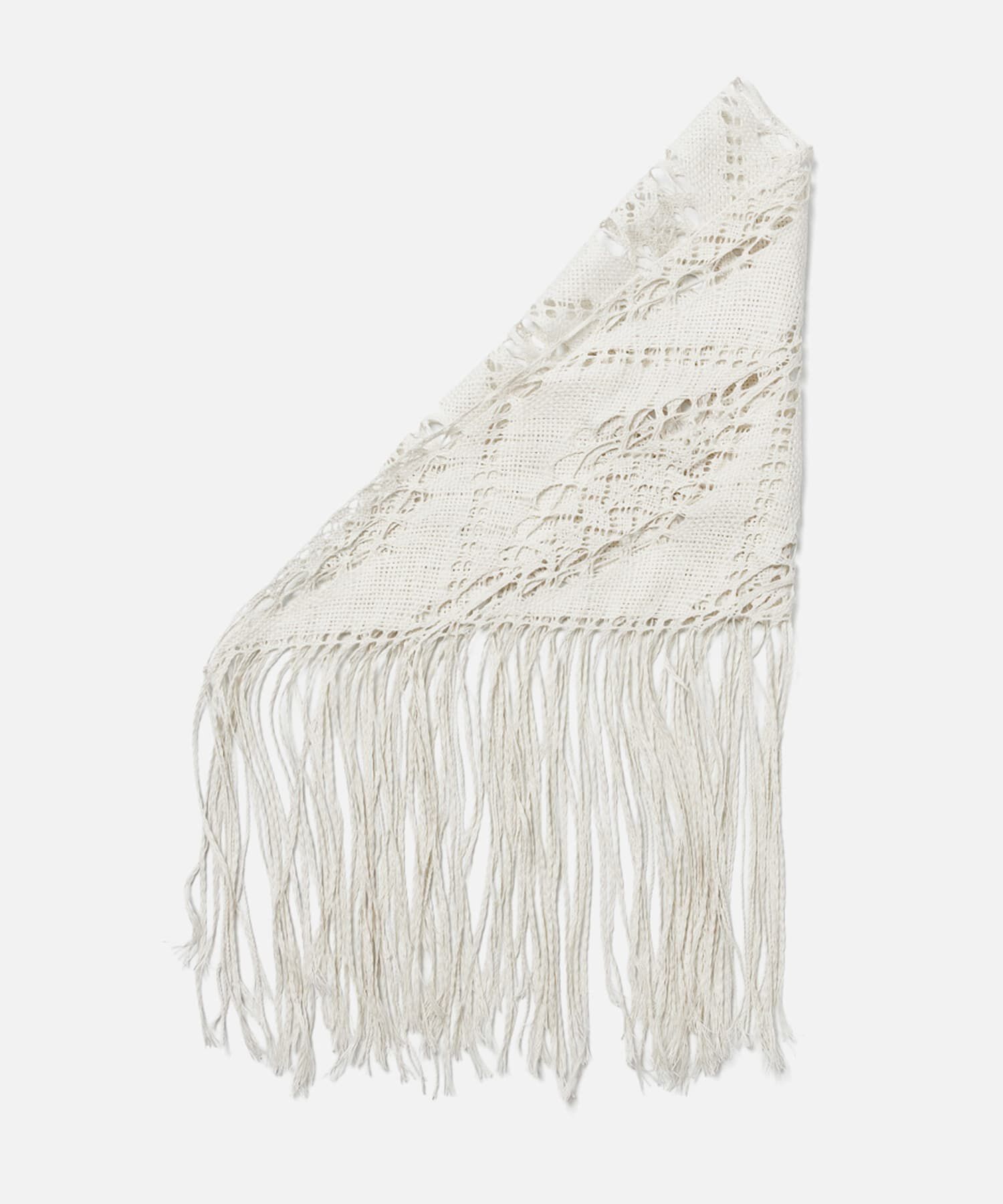 RODE SKO「ASAUCE MELER　ギマコットントライアングルレースストール」|ストール|