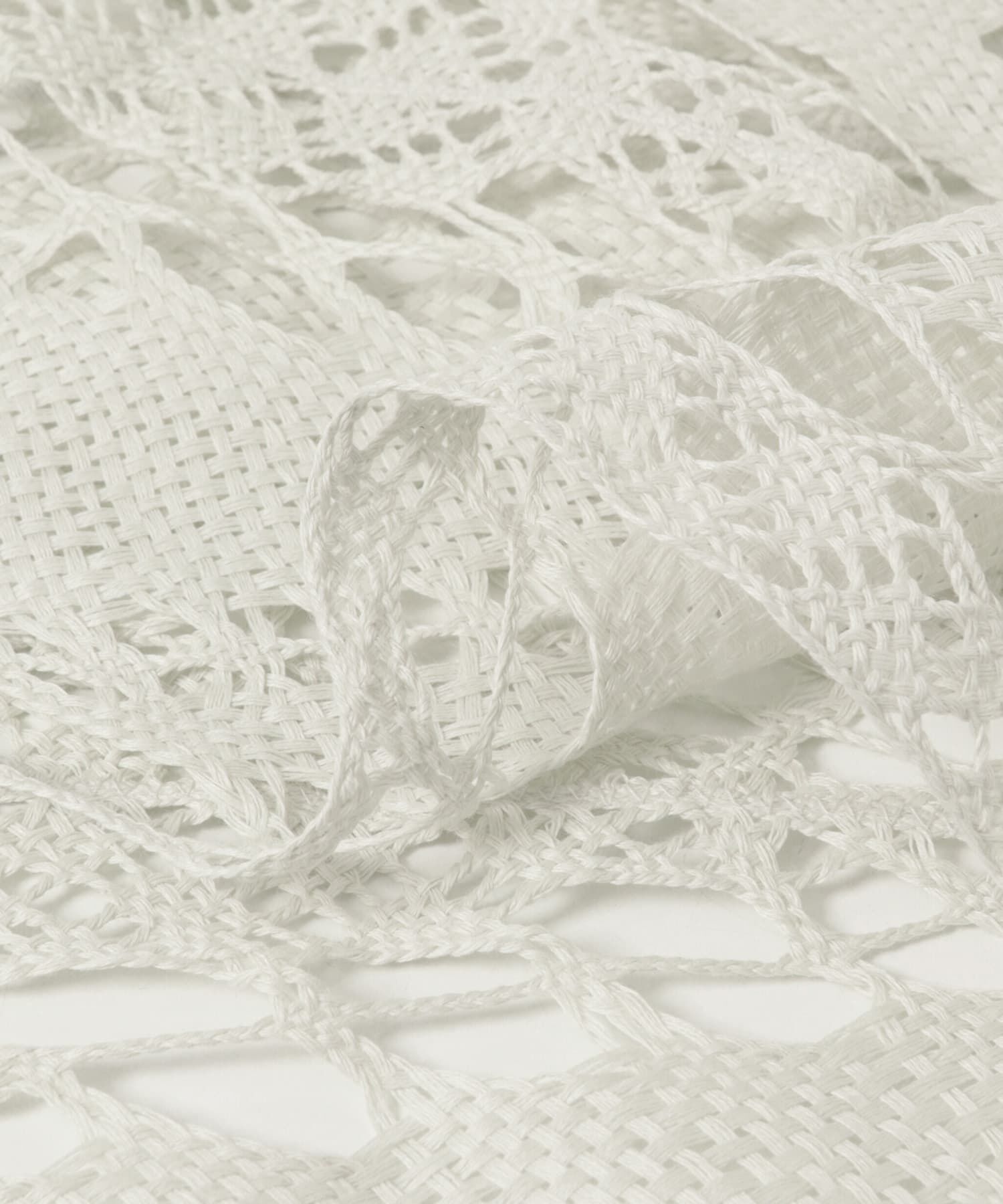 RODE SKO「ASAUCE MELER　ギマコットントライアングルレースストール」|ストール|