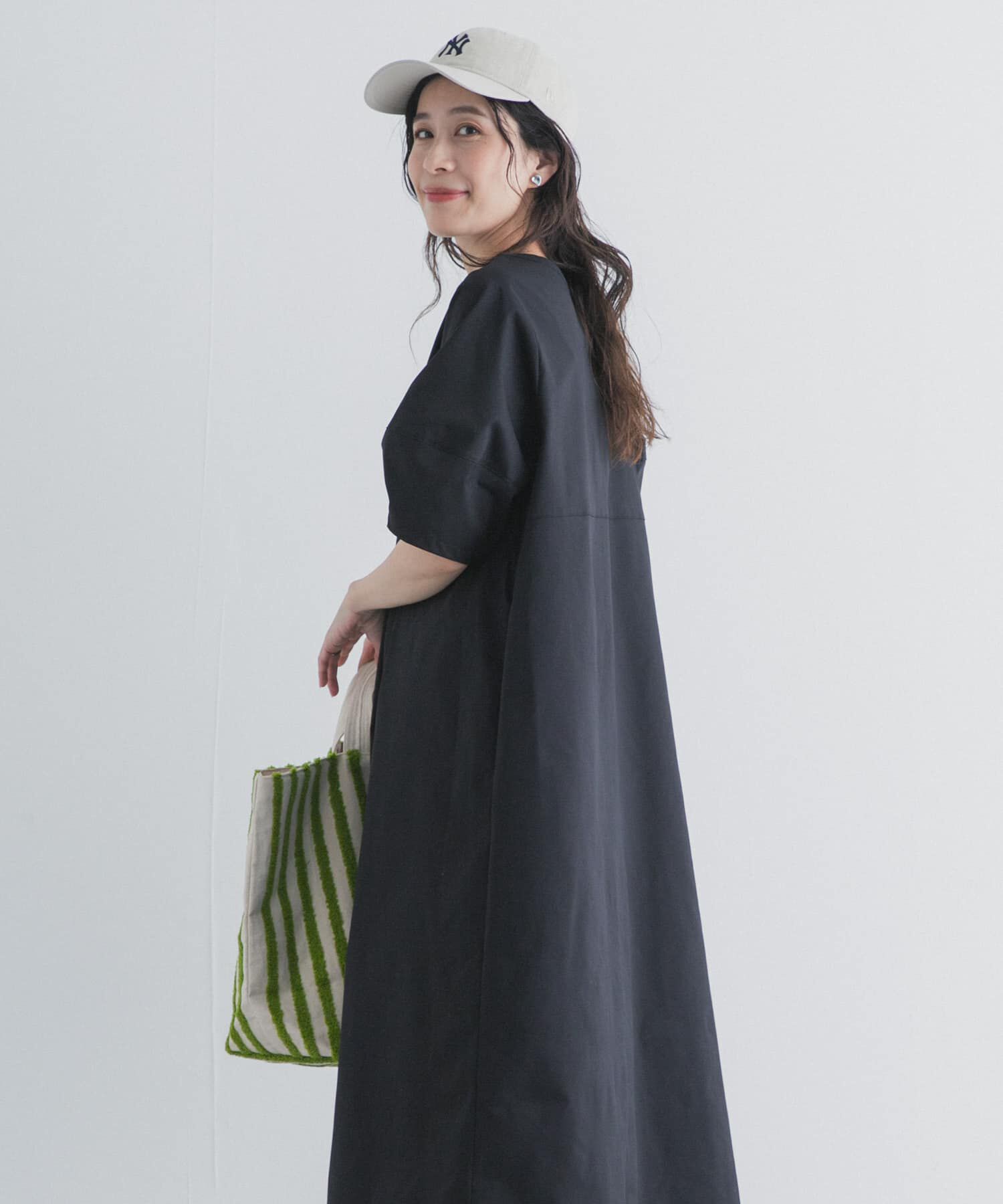 URBAN RESEARCH DOORS「2WAYランタンスリーブ ワンピース」|ワンピース|